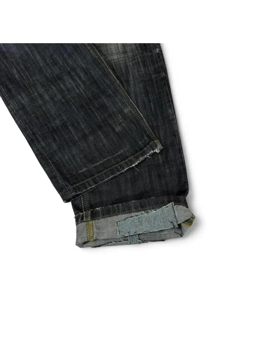 Y2K vintage Maru carbon black shade straight fit denim jeans - Picture 8 of 8
